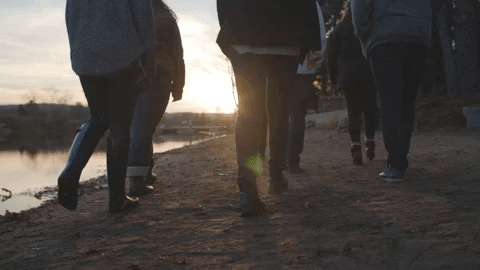 Friends Walking GIF by Northwood Church - Find & Share on GIPHY