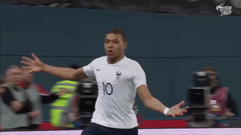 Kylian Mbappe Soccer GIF by Equipe de France de Football - Find & Share on GIPHY