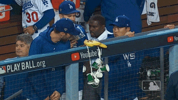 Los Angeles Dodgers Good Luck GIF by MLB