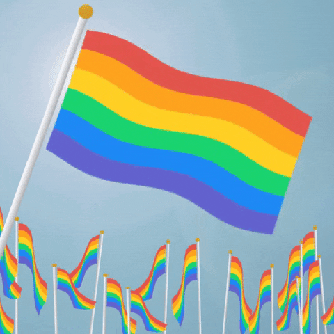 Gay Pride Rainbow GIF by evite - Find & Share on GIPHY