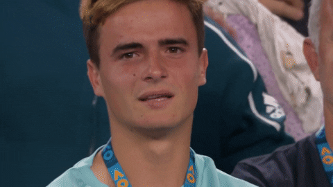 Tsitsipas Brother Crying GIF by Australian Open - Find & Share on ...