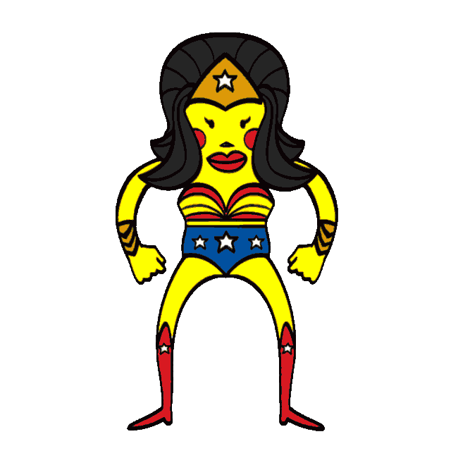 Wonder Woman Dancing Sticker by murilocoda