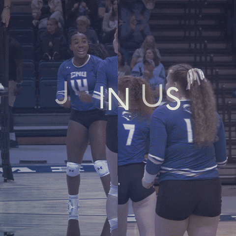 All In GIF by Christopher Newport University