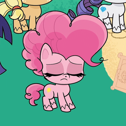 Pinkie Pie Reaction GIF by My Little Pony