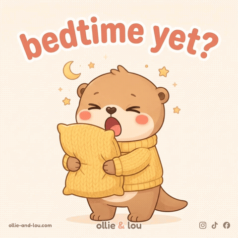 Sleepy Good Night GIF by Ollie & Lou