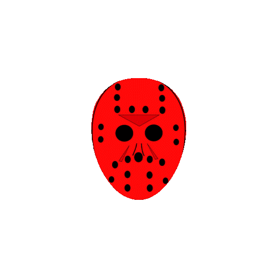 friday the 13th horror Sticker by partyonmarz
