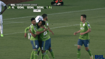 Seattle Sounders Hug GIF by USL