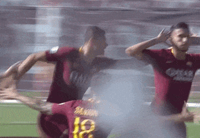 happy lets go GIF by AS Roma