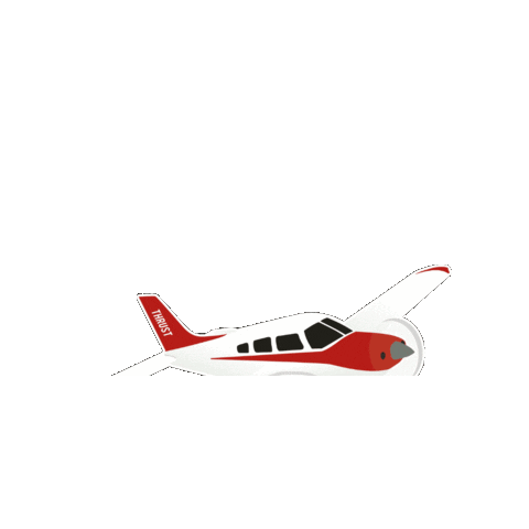 Flying Flight Training Sticker by Thrust Flight