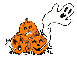 Halloween Ghost Sticker by MeaganMeli
