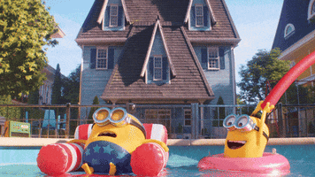 Summer Pool GIF by Minions