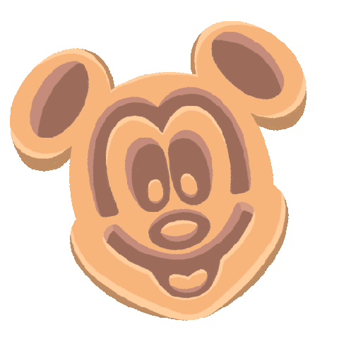 Mickey Waffle Sticker
