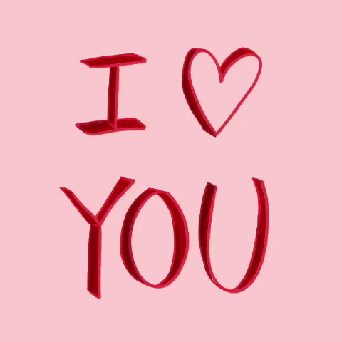 I Love You Heart GIF by cynomys