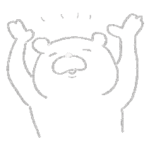 Happy くま Sticker