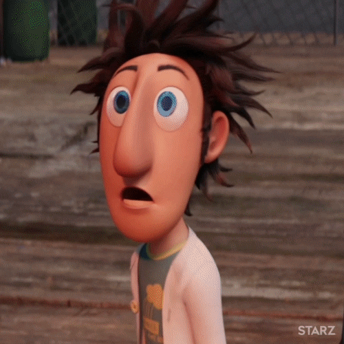 Cloud With A Chance Of Meatballs Reaction GIF by STARZ