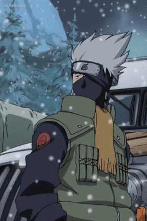 Kakashi Hatake Snow GIF