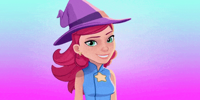 stella tongue out GIF by Bubble Witch