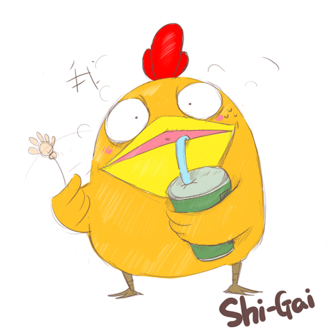 chicken bubble GIF by ShiGai
