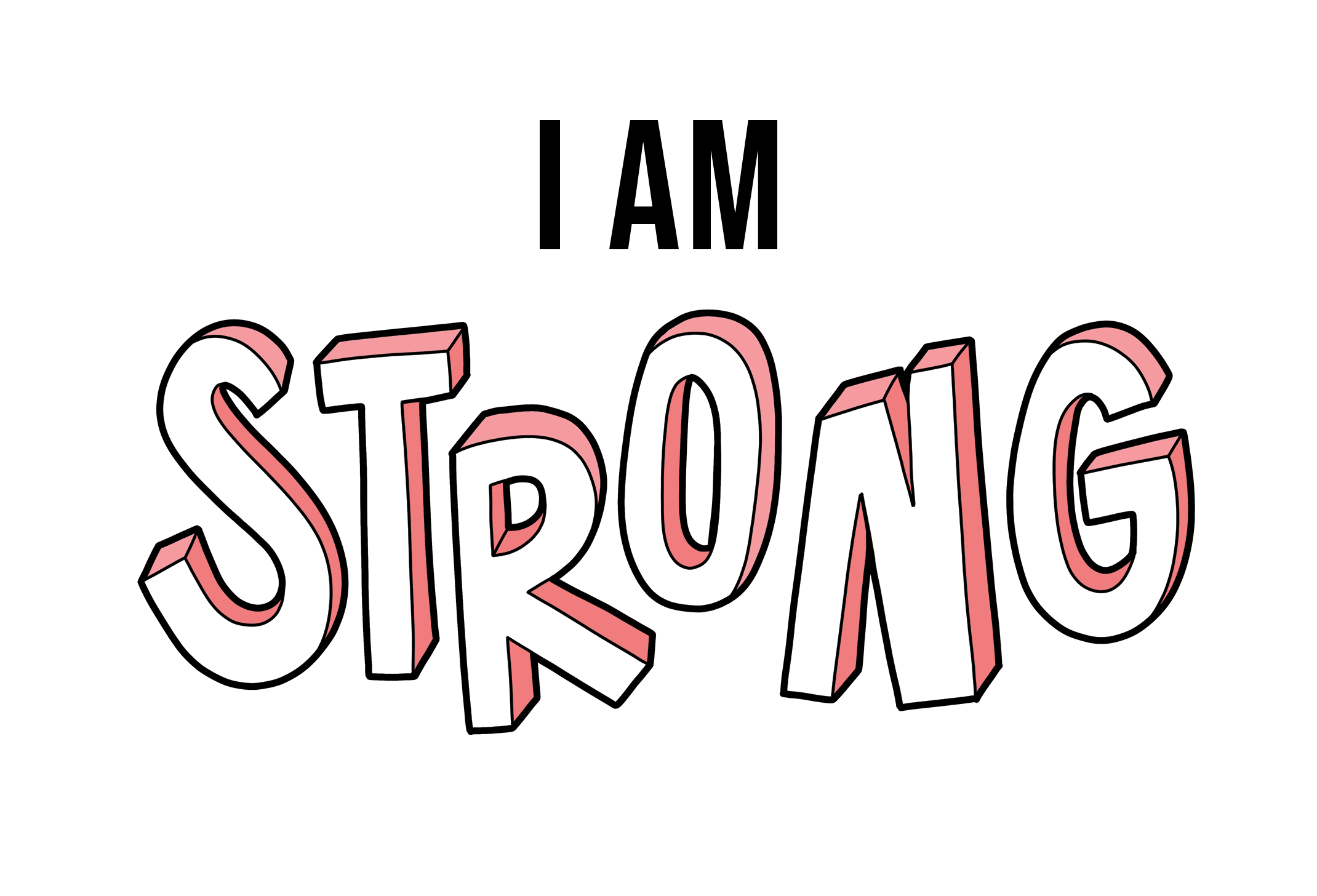 Power I Am Strong Sticker by Giobi for iOS & Android GIPHY