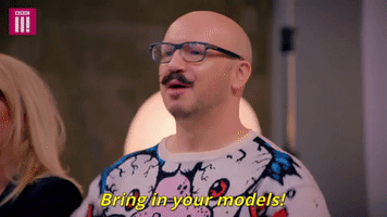 bring in your models glow up GIF by BBC Three