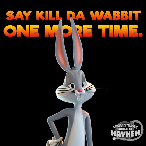 bugs bunny eye roll GIF by Looney Tunes World of Mayhem