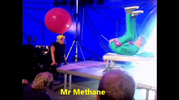 cheering farting GIF by Mr Methane