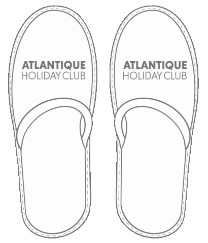 Hotel Slipper Sticker by Atlantique Holiday Club