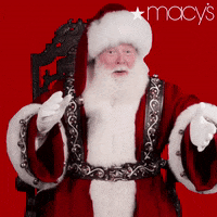 happy santa claus GIF by Macy's