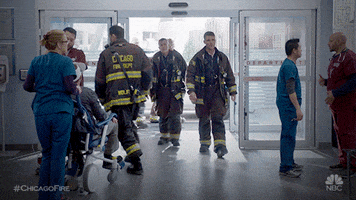 walk in like chicago fire GIF by NBC