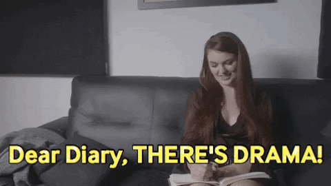 Dear Diary Drama GIF by Ryn Dean - Find & Share on GIPHY