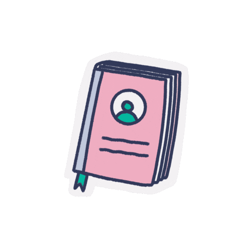 Book Note Sticker