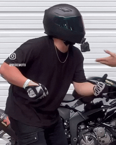 Happy Biker GIF