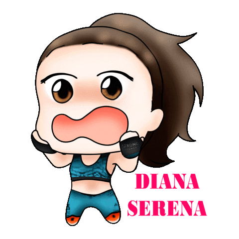 Susto Zumba Sticker by Diana Serena