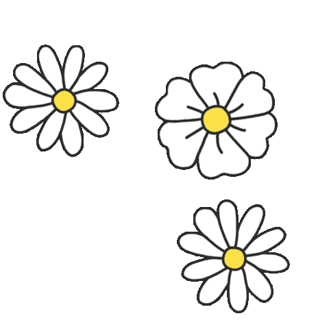 Flower Daisy Sticker by Martina Martian for iOS & Android | GIPHY