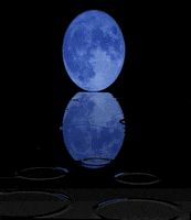 blue moon animation GIF