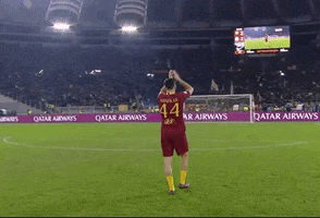 kostas manolas applause GIF by AS Roma