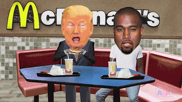 kanye west trump GIF by AOK