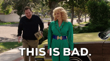 This Is Bad The Goldbergs GIF by ABC Network