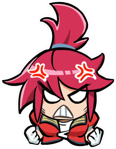 Angry Mad Sticker by Bethesda