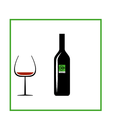 Wine Vino Sticker by WIFI Tirol
