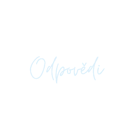 Odpovedi Sticker by Rozbité Prasátko