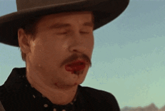 Image result for doc holliday tombstone passes out gif