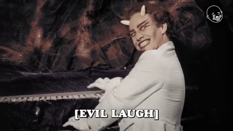 evil laugh gif