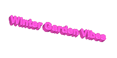 Winter Garden Vibes Sticker