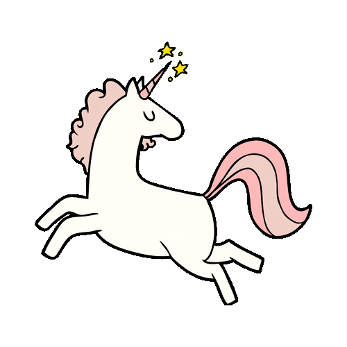 Pink Unicorn Sticker