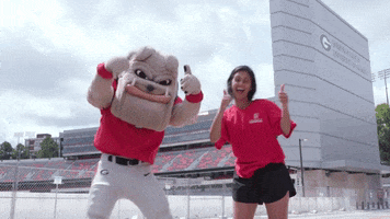Happy Georgia Bulldogs GIF by University of Georgia