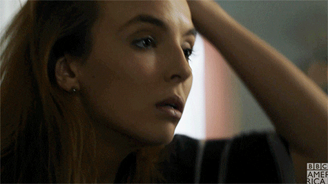 Jodie Comer Mirror GIF by BBC America - Find & Share on GIPHY
