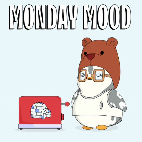 Monday Morning Mood GIF by Pudgy Penguins