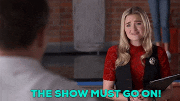 the show must go on drama GIF by ABC Network