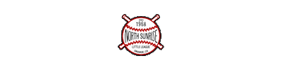 North Sunrise Little League Sticker